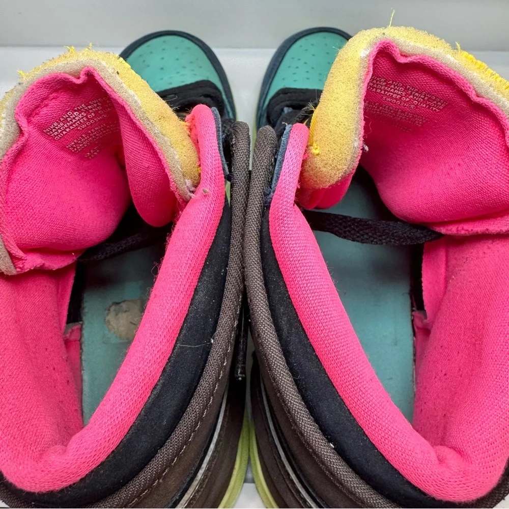 🔥🤯🦄Rare Jordan 1 Tokyo Biohack GS 6.5Y/Women 8 Cyberpunk Dystopian Streetwear - Picture 11 of 16